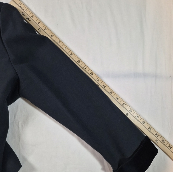 ​Kasper A.S.L. Petite 100% Wool Skirt Suit Set - Navy Blue - 14P - Picture 14 of 14